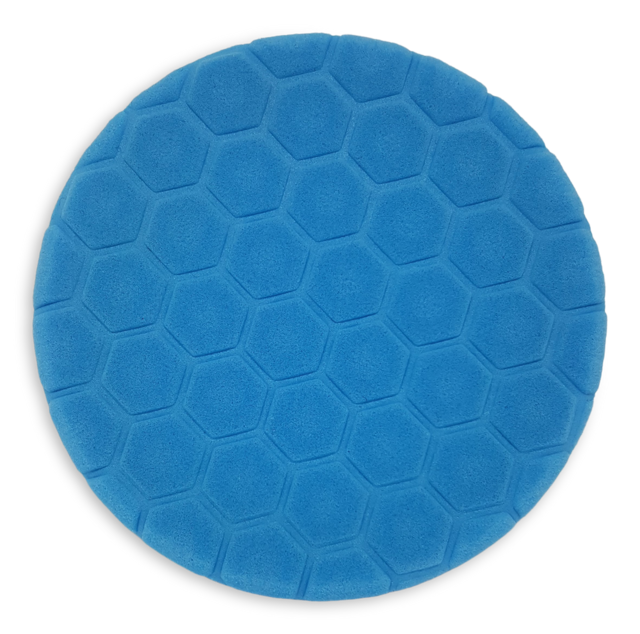 SIMONIZ Platinum Step3 Hex Polishing Finishing Pad, 7in, Blue