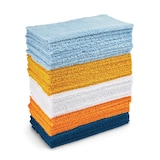 Serviettes tout usage sans rebords en microfibres SIMONIZ, 12 x 12 po, multicolore, paq. 50 Front_Three_Fourths_Angled_Right