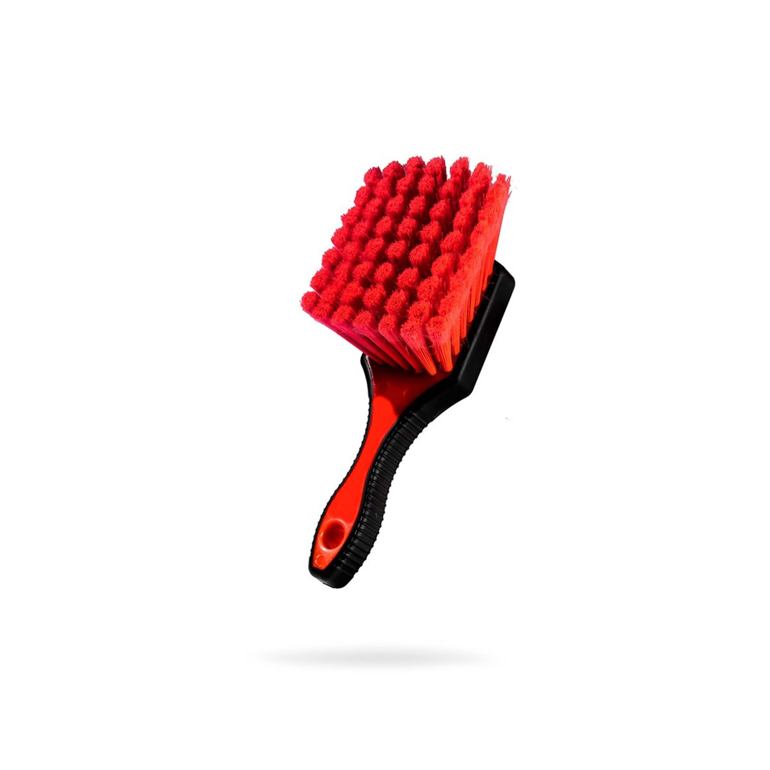 Brosse à roues caoutchoutée moulée sur mesure Adam's Polishes avec soies denses Front_Three_Fourths_Angled_Left