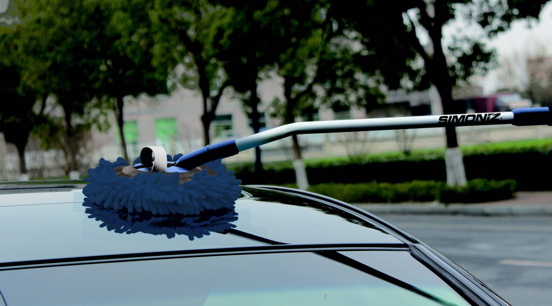 SIMONIZ Extendable Microfibre Chenille Car Wash Cleaning Mop