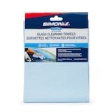 SIMONIZ Microfibre Cleaning Towels, Blue, 3-pk Front_Flat