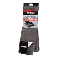Simoniz Platinum 2-in-1 Wax & Shine Towels, 14-in x 16-in, Grey, 2-pk Front_Flat