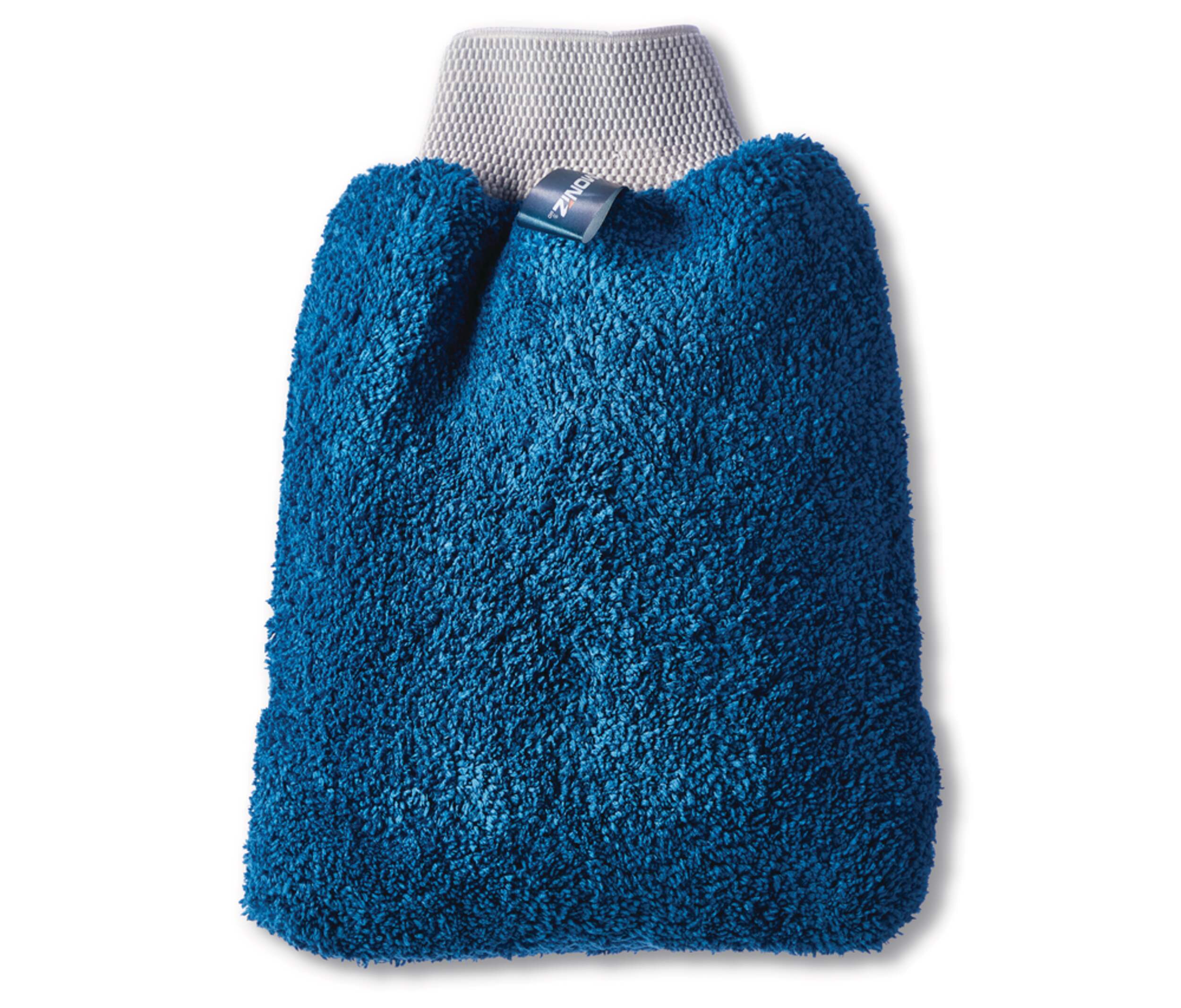 SIMONIZ Microfibre Wash Mitt, Blue Front_Flat