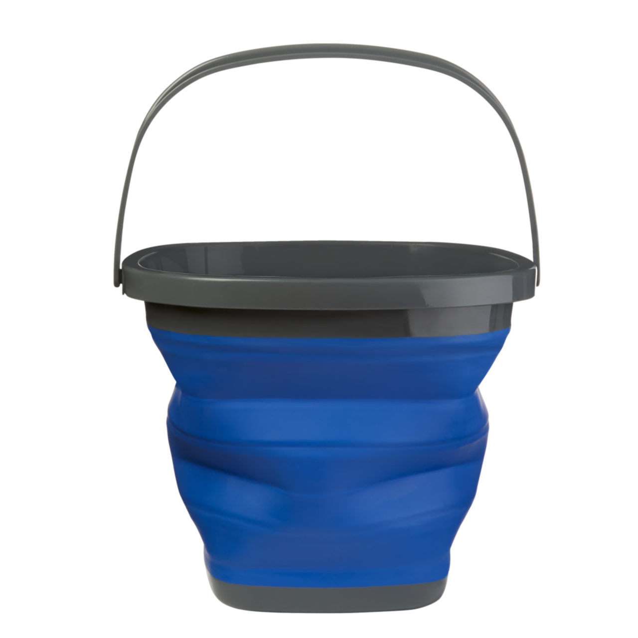 SIMONIZ Square Portable Multi-Purpose Foldable/Folding Water Collapsible  Bucket, Blue, 10-L