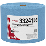 WypAll 33241 Oil, Grease & Ink Cloth, 9.8 x 13.4-in, Blue, 717-pk Front_Elevated