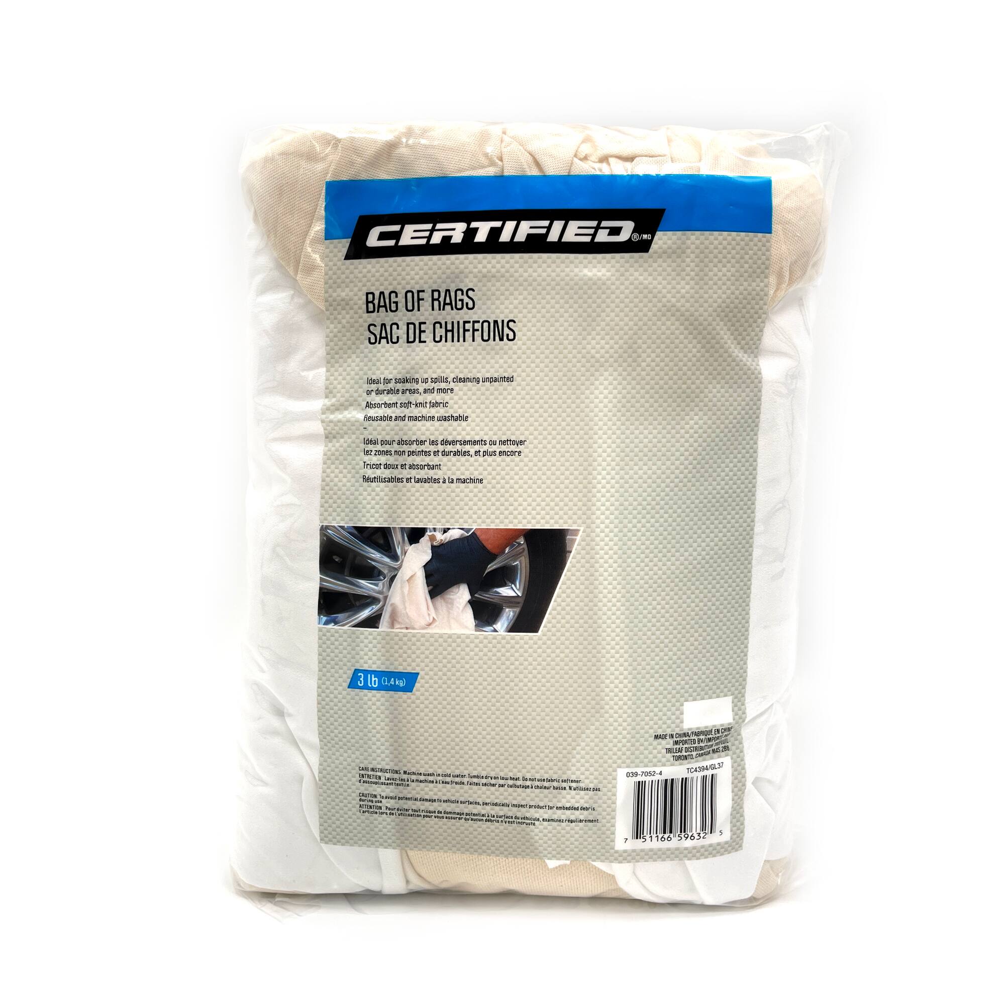 Certified Bag Of Rags, White, 3-lb | Canadian Tire