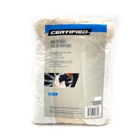 Sac de guenilles Certified, blanc, 3 lb