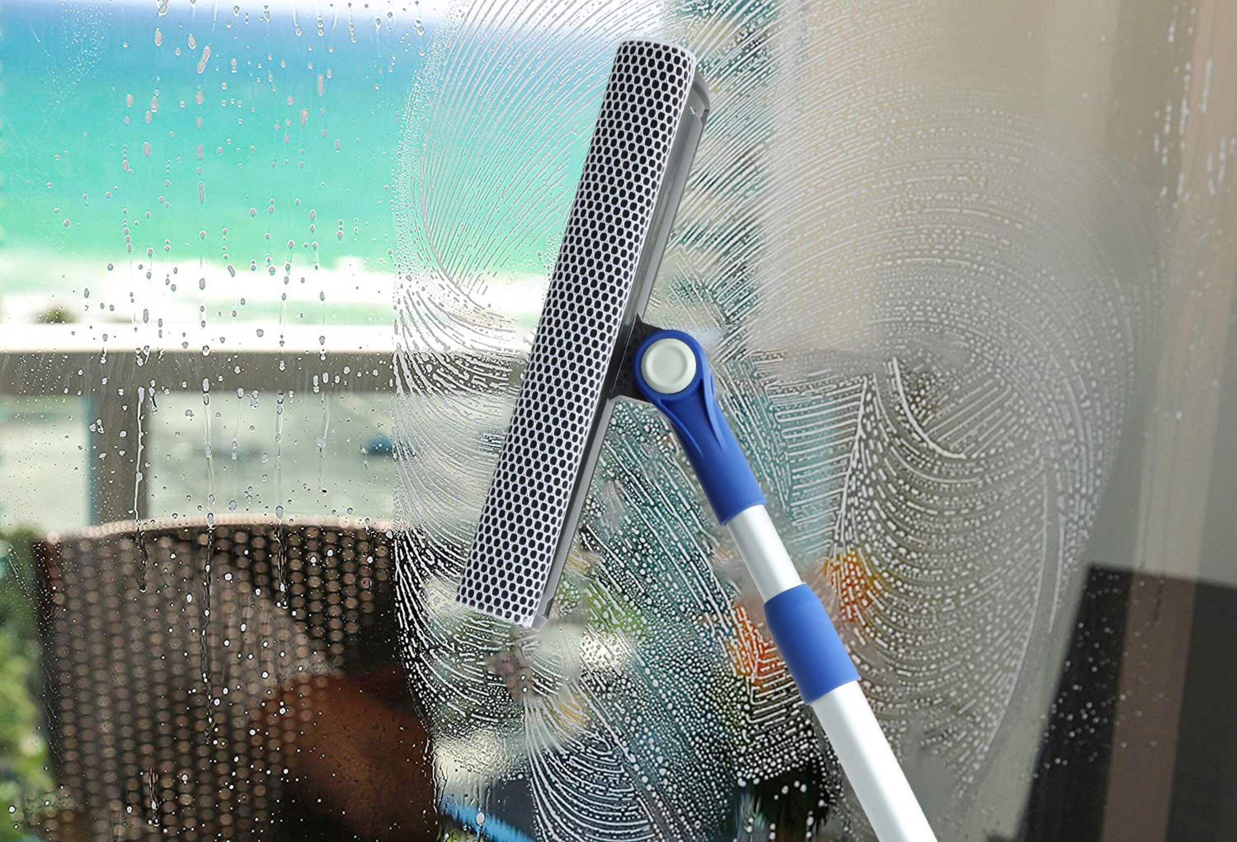 SIMONIZ Telescopic Extendable Car Window Cleaning Squeegee, 29in