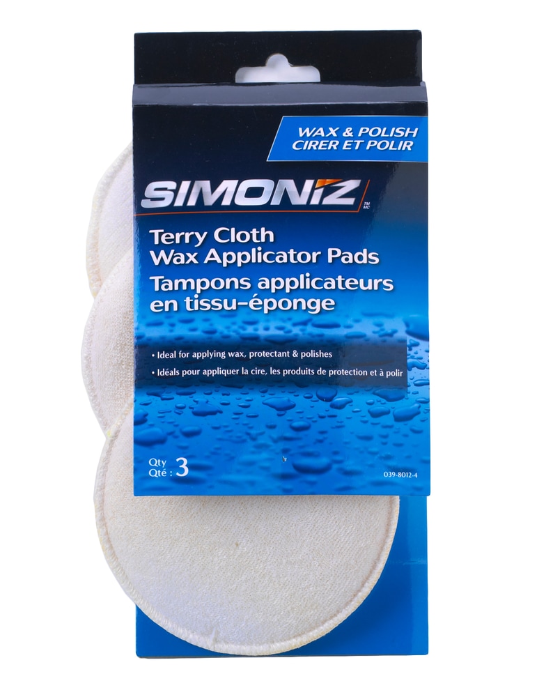 Simoniz Terry Cloth Wax Applicator Pads 3pack Canadian Tire