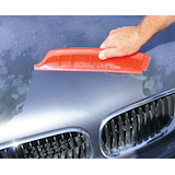 The Original California Plastic Water Blade, Red Front_Angled_Left