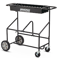 Simoniz Platinum 2-Bucket Detailing Utility Cart with Hooks Front_Three_Fourths_Angled_Left