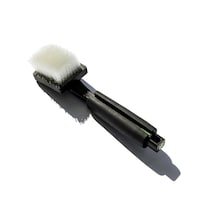 Silverwax Tire Brush, Straight Handle, Nylon Bristles