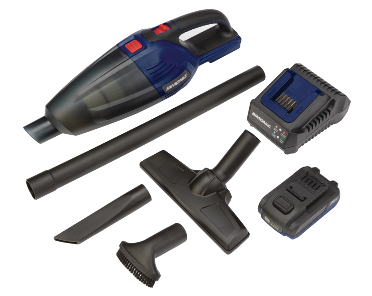 Simoniz 20V Max Cordless Car Hand Vacuum with PWR POD 2.0 Ah battery