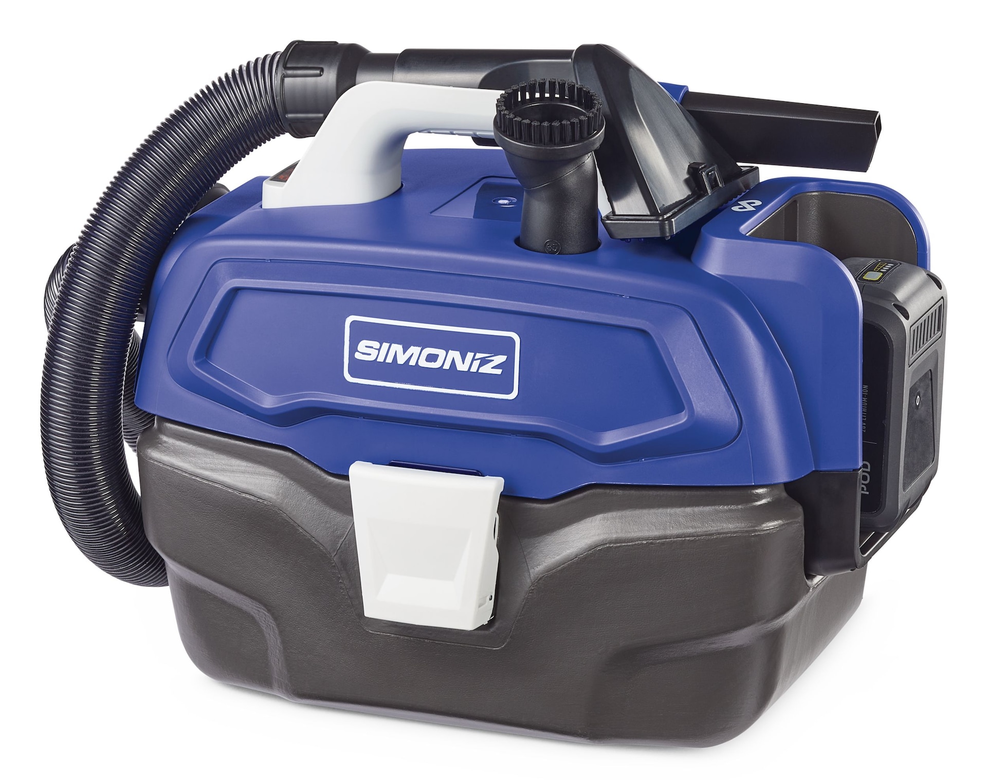 Simoniz PWR POD 3in1 Compact Wet Dry Vacuum with Hose & Accessories