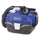 Simoniz PWR POD 3-in-1 Compact Wet Dry Vacuum with Hose & Accessories, Tool Only, PWR POD Compatible Front_Angled_Left