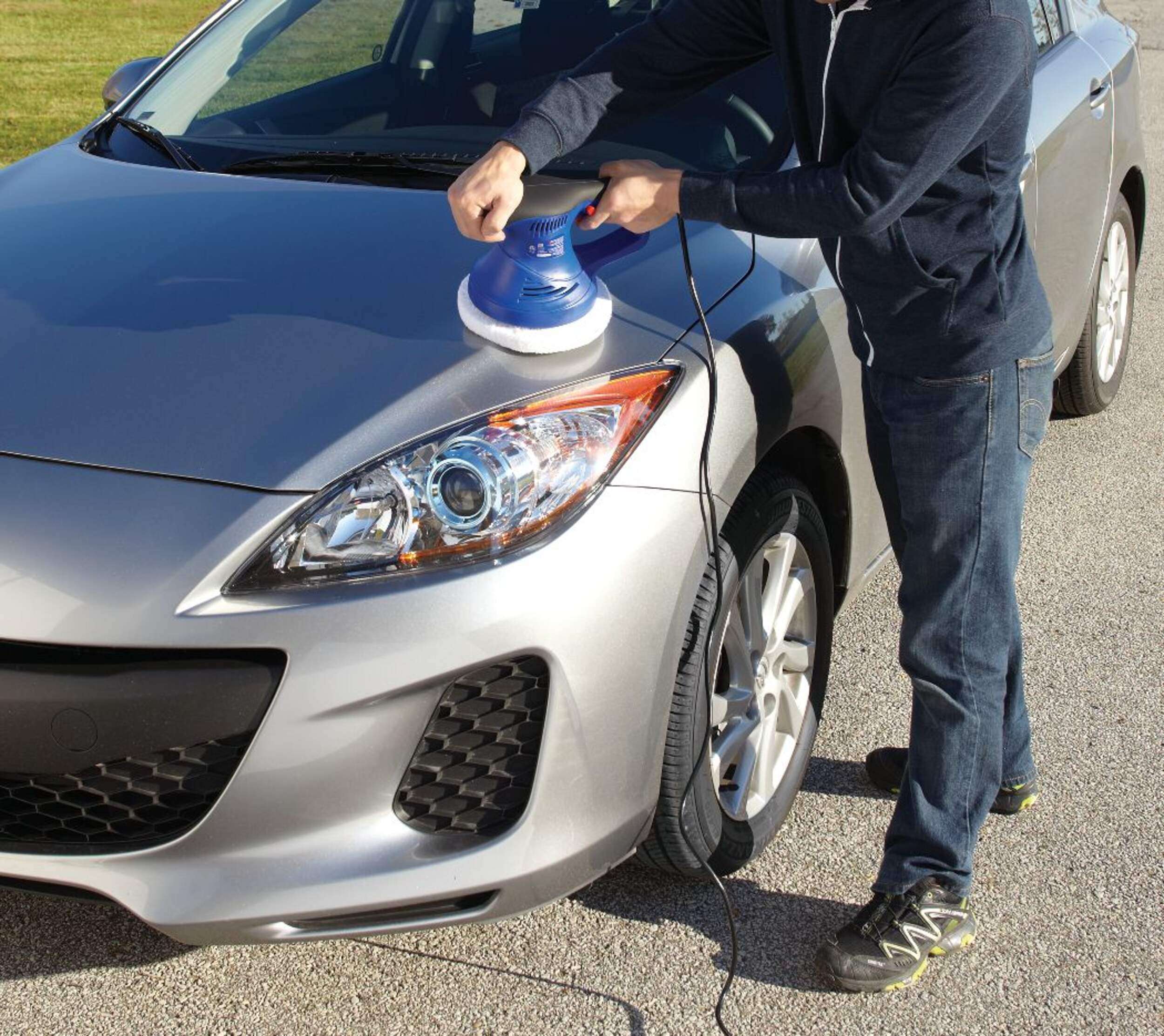 SIMONIZ Brushed Corded Random Orbit (Dual Action) Palm Grip