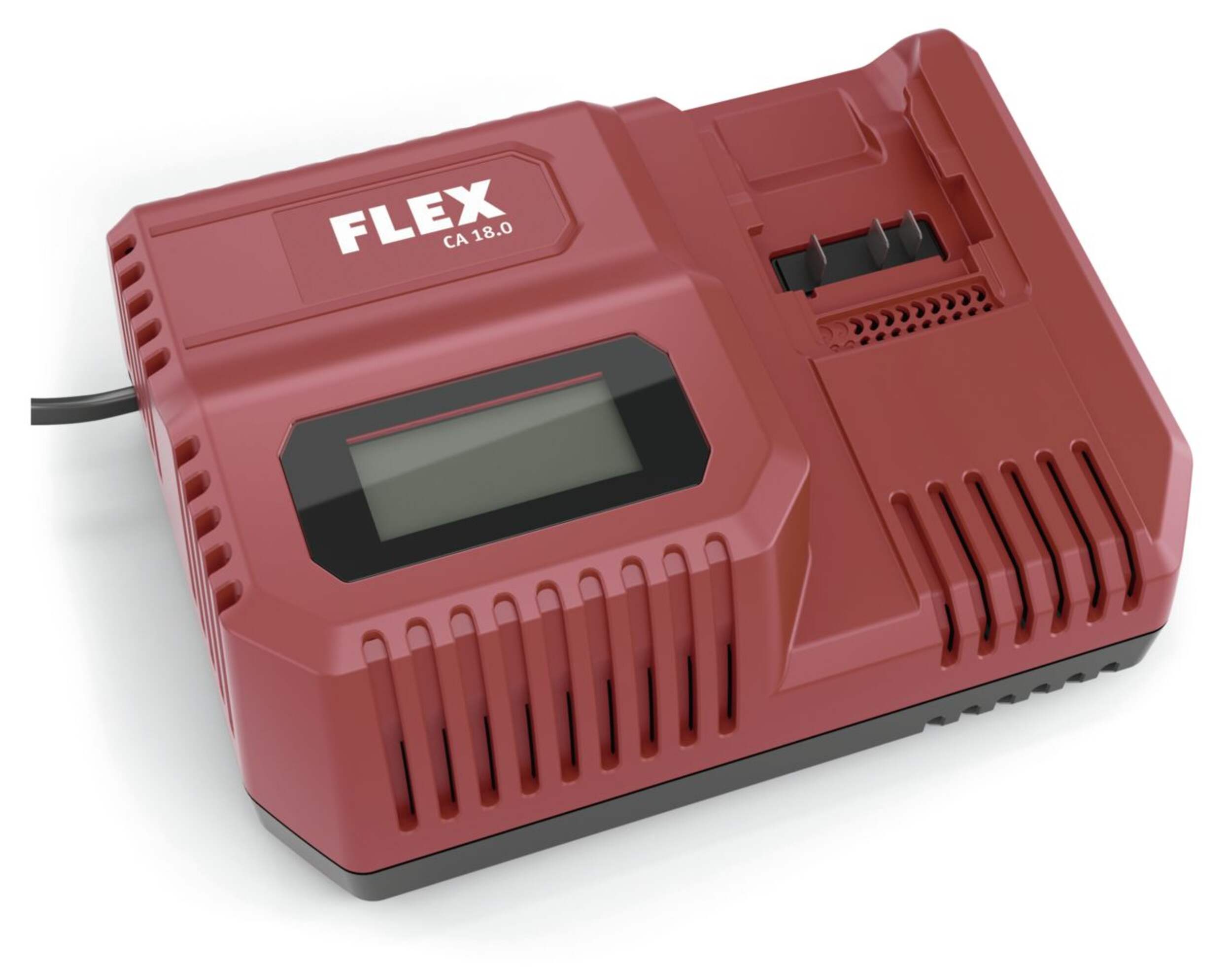 Chargeur rapide de batterie FLEX CA 12.0/18.0-US, 12 V/18 V Front_Angled_Right
