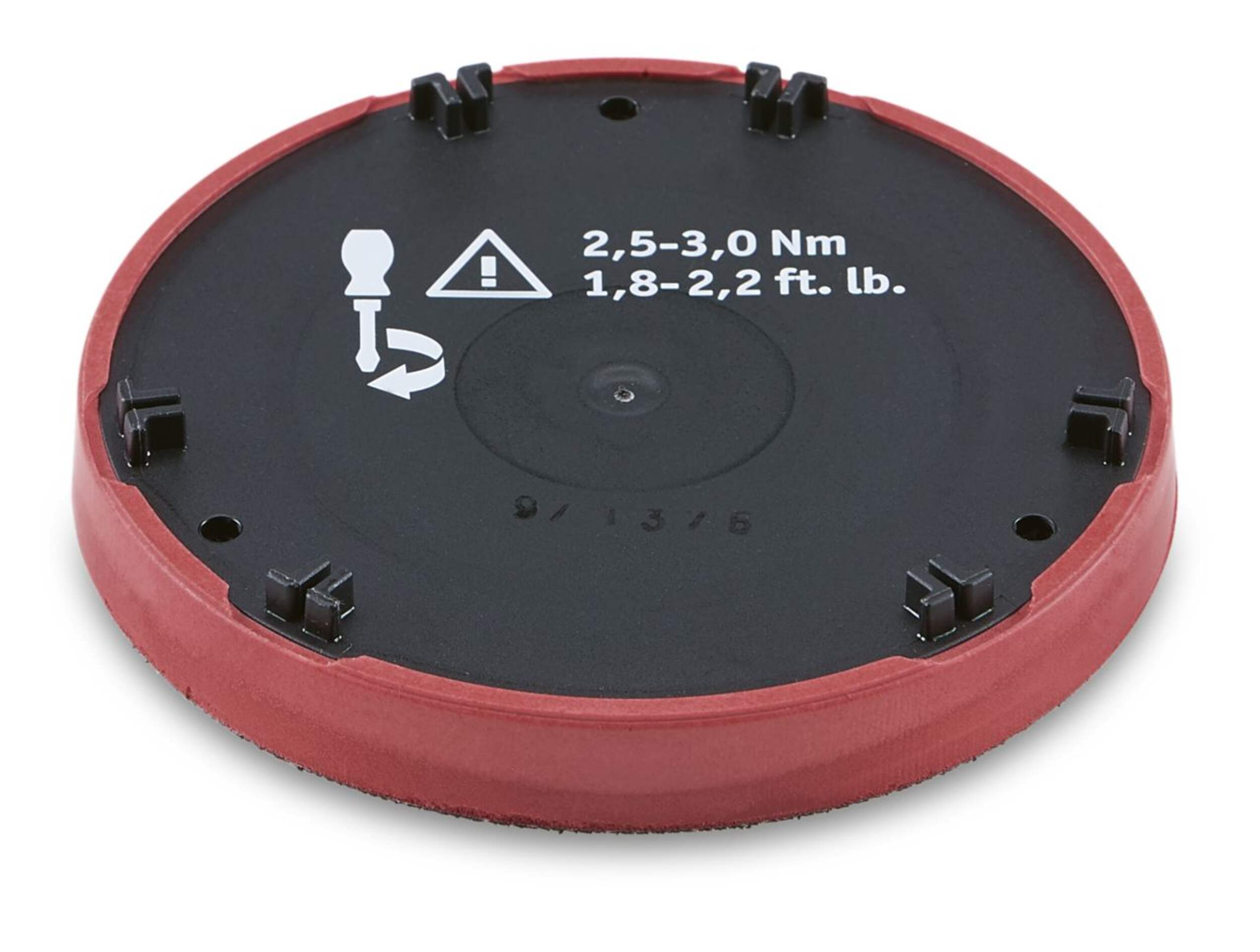 FLEX BP-m/rD125XCE/XFE Cushioned Backing Plate for XFE 7 15, 5 in Back_Elevated