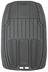 2PC MICH FRT MAT BLK
