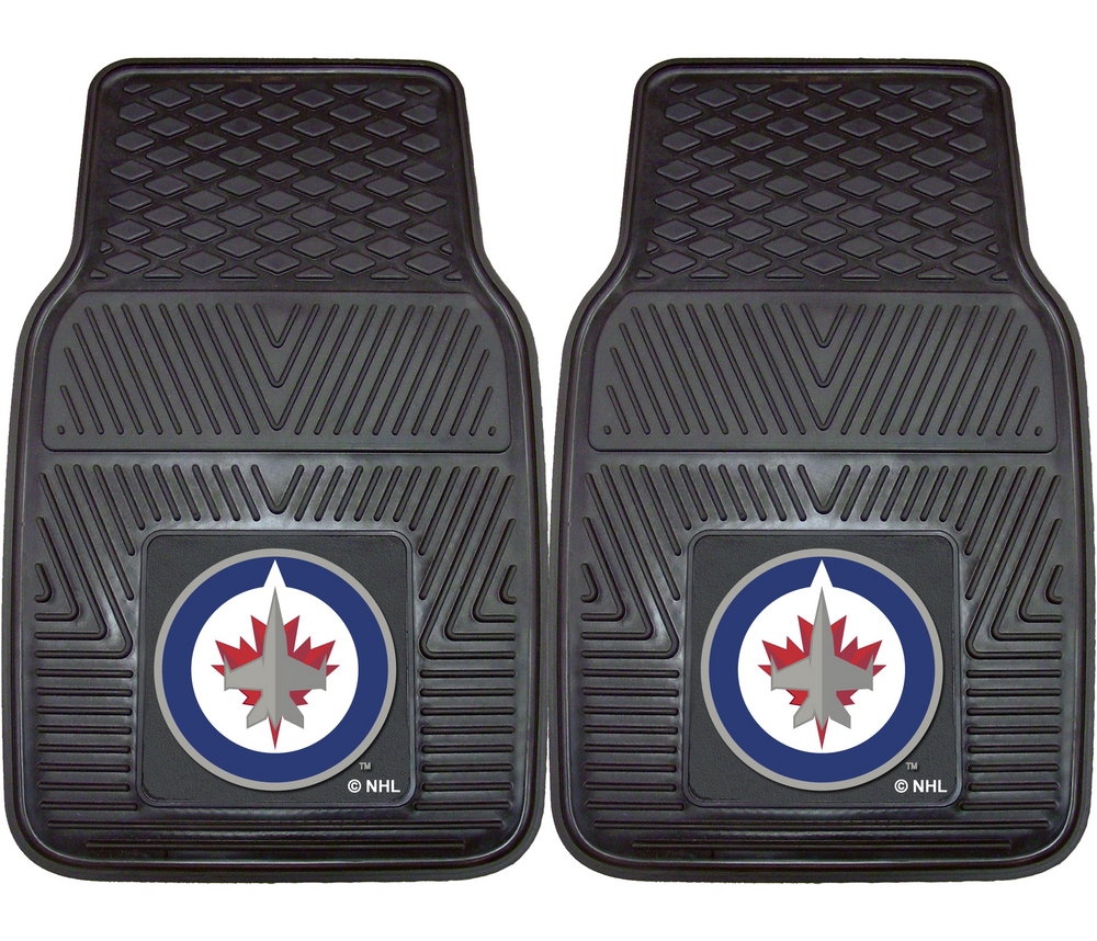 Fan Mats NHL Winnipeg Jets Car Floor Mat Set, Black, 2pk Canadian Tire