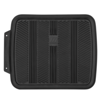 MotoMaster Premium All Season Rear Rubber Floor Mat Overhead_Flat