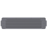 MotoMaster Premium All Season Runner Floor Mat Overhead_Flat