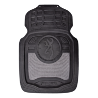 Browning Buckmark Branding Scope Floor Mat, Black & Grey, 2-pk Overhead_Flat