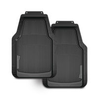 MotoMaster All Season Floor Mat, Black, 2-pk