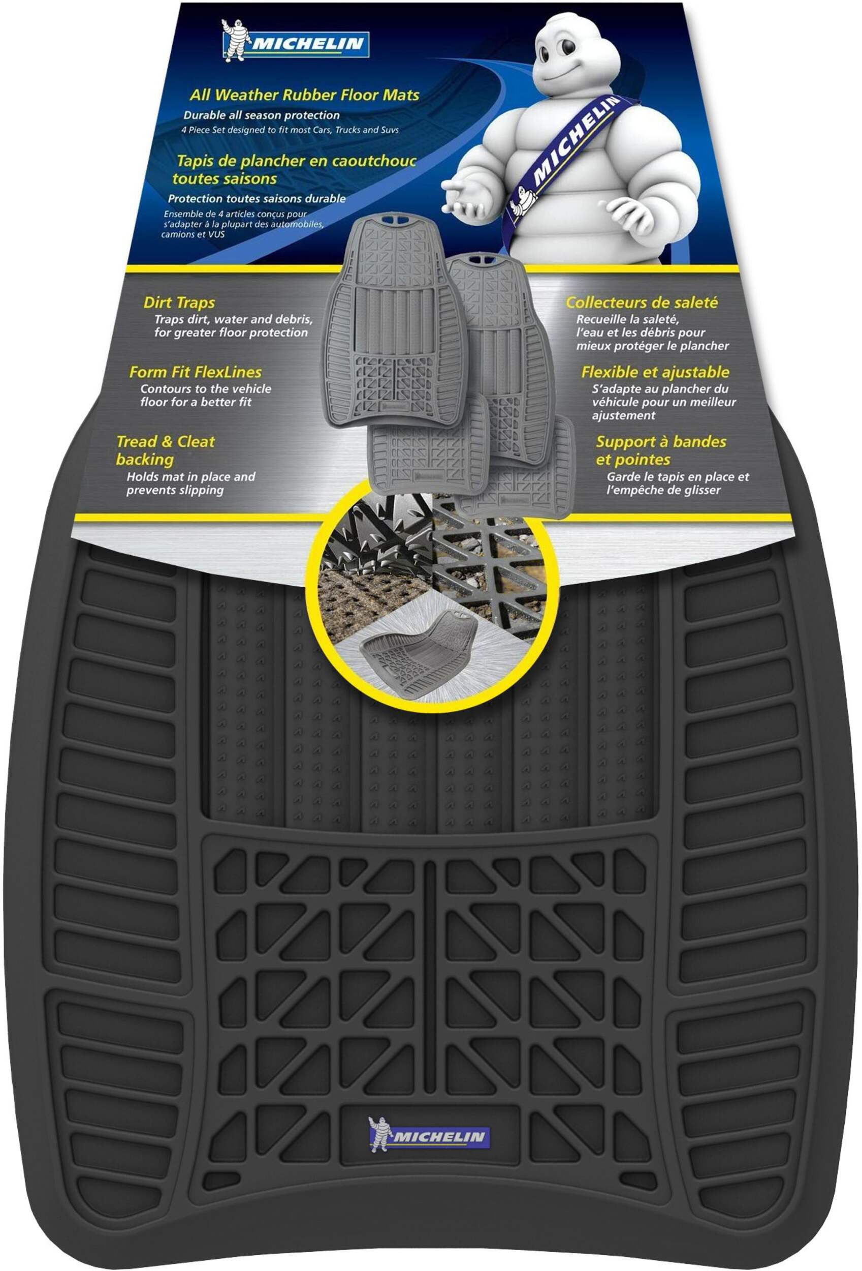MICH 4PC AW BLK MAT