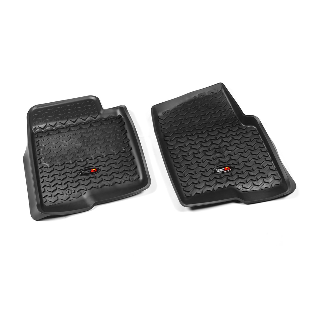 Rugged Ridge Front Floor Liners, Black, 0914 Ford F150 Canadian Tire