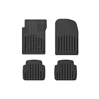WeatherTech AVM Trim-To-Fit Floor Mat, Black, 4-pk Overhead_Flat