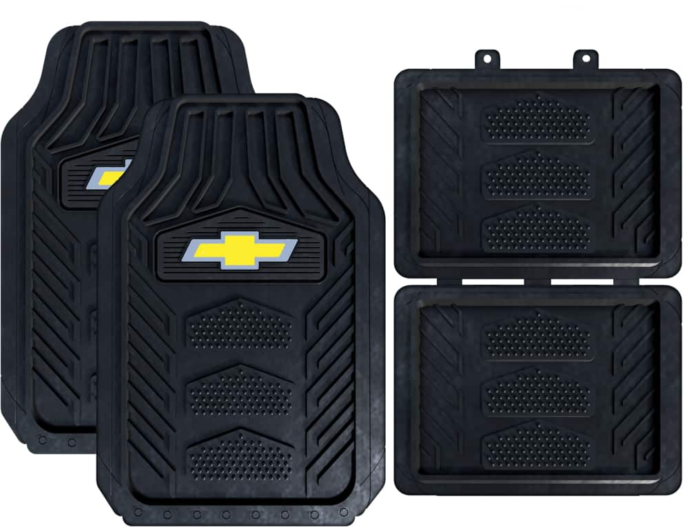 Licensed Heavy Duty Floor Mats, Chevy, 4-pc | Canadian Tire