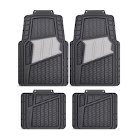 MotoMaster 2-Tone Car Floor Mats, 4-pk