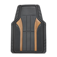 Tapis d’auto MotoMaster à motif de bois, noir, paq. 4 Overhead_Flat
