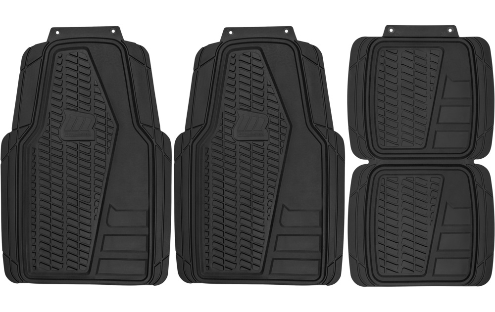 MotoMaster HeavyDuty Premium Car Floor Mat, Black, 4pk Canadian Tire