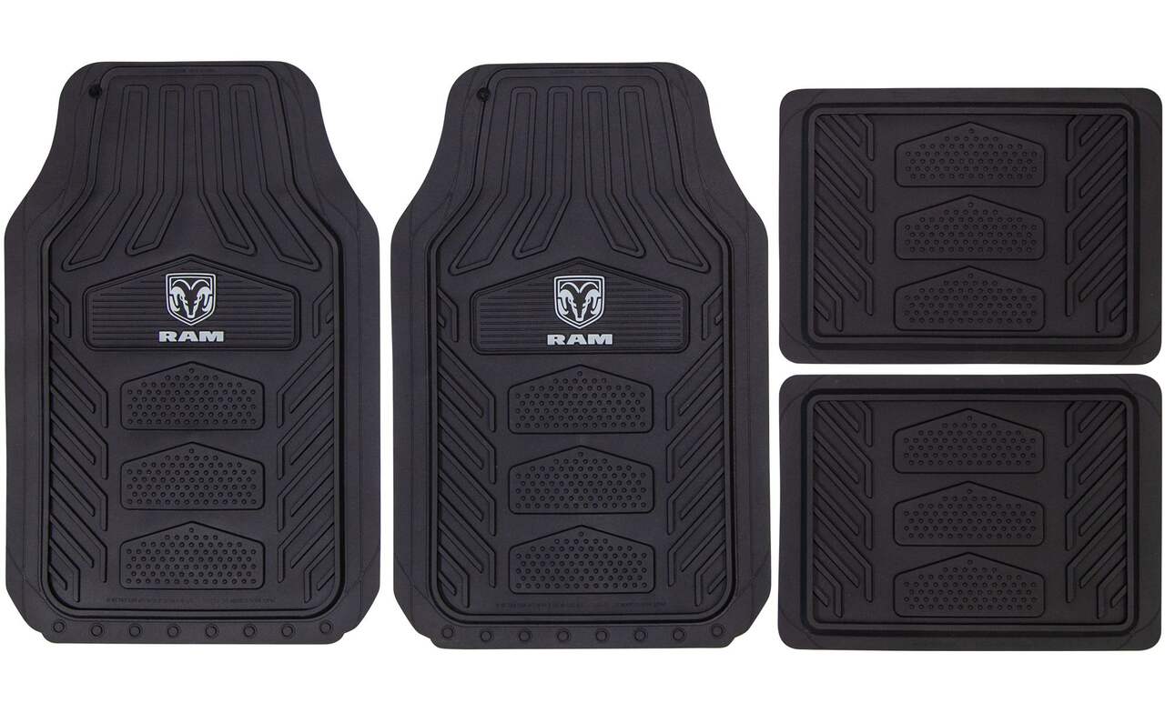 4 Pieces Universal PVC Rubber Car Floor Mats All Weather Protection, Shop  Today. Get it Tomorrow!