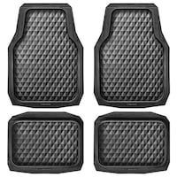 CARPASS Heavy Duty Floor Mat with Anti-Slip Backing Overhead_Flat