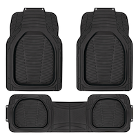 Tapis d'auto à plateaux profonds pour camion MotoMaster, noir, paq. 3 Overhead_Flat