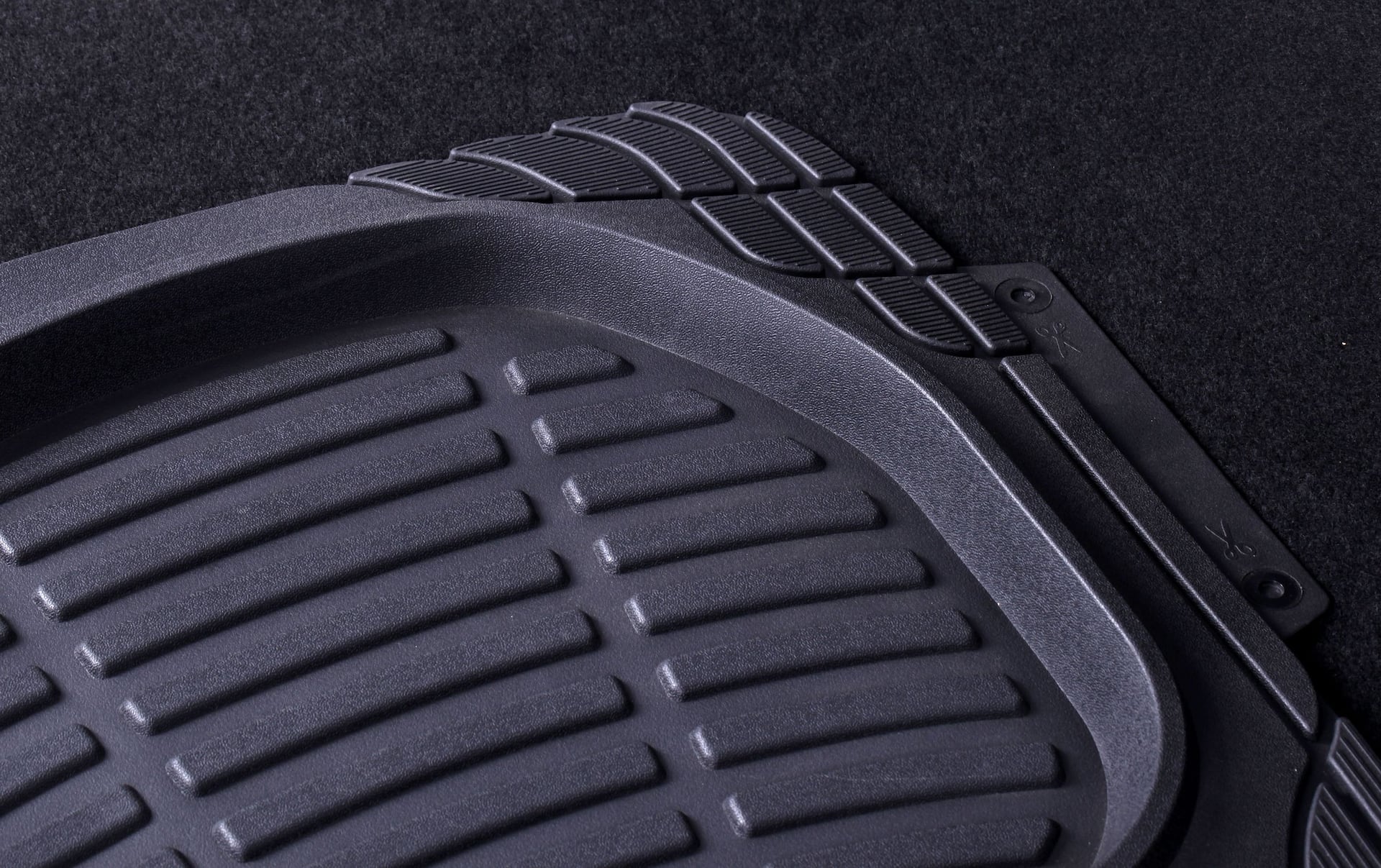 MotoMaster Truck Deep Tray Car Floor Mat, Black, 3-pk | Canadian Tire