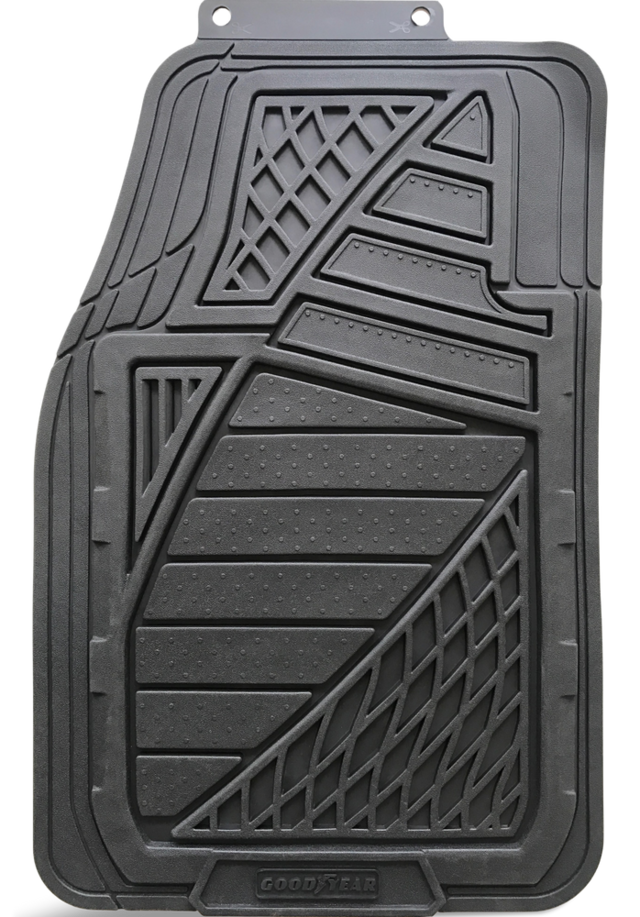 Goodyear Extra HeavyDuty Deep Trat Car Floor Mats, Black, 4pc Canadian Tire