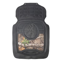 Browning Scope Camo Anti Slip PVC Floor Mats, 2-Pc Overhead_Flat