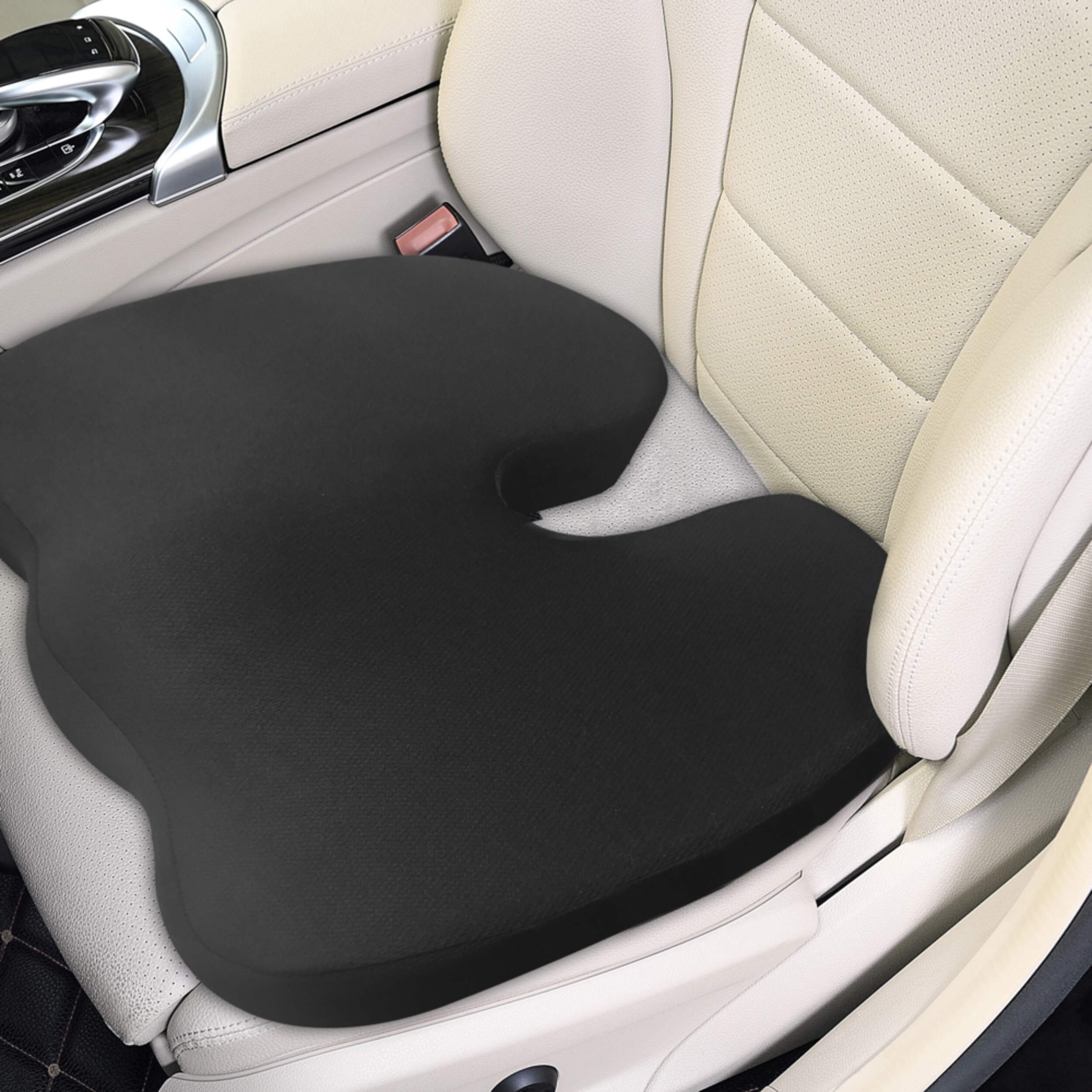 AutoTrends Gel Memory Foam Seat Cushion, Black Canadian Tire