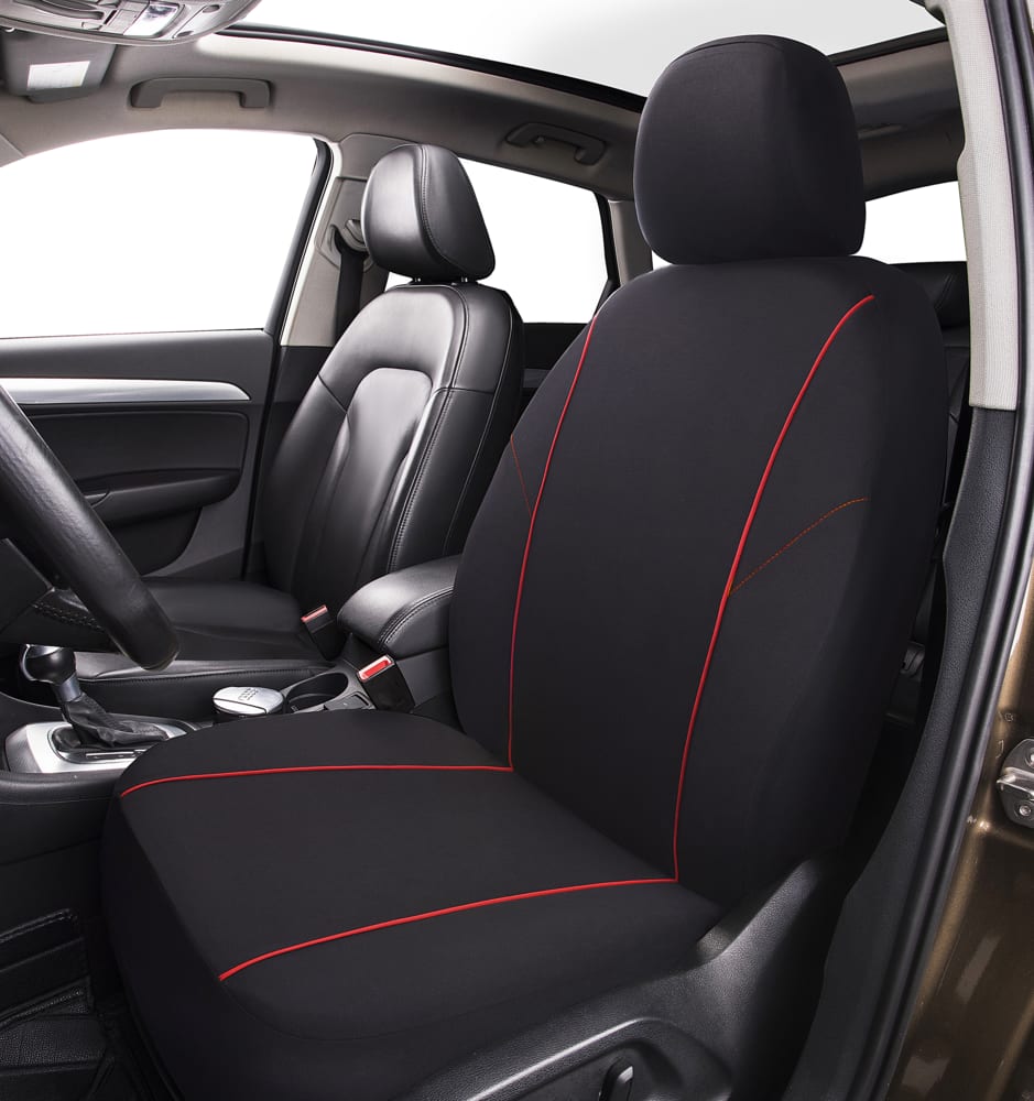 AutoTrends Black with Red Piping Seat Cover | Canadian Tire