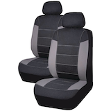AutoTrends Truck Seat Cover, Black & Grey, 2-pk Composite_or_Mixed