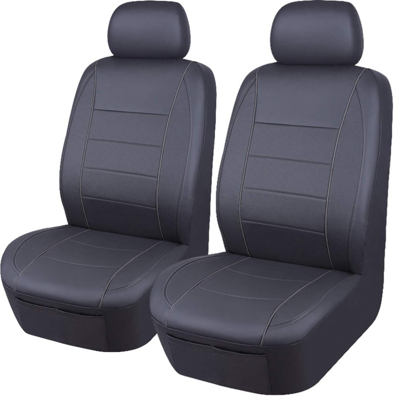 Synthetic Leather Seat Cover, 2-pack