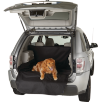 AutoTrends Waterproof Trunk Cargo Liner Pet Protector, Black Front_Angled_Left