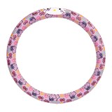 Hello Kitty Universal Steering Wheel Cover, Lavender Front_Flat