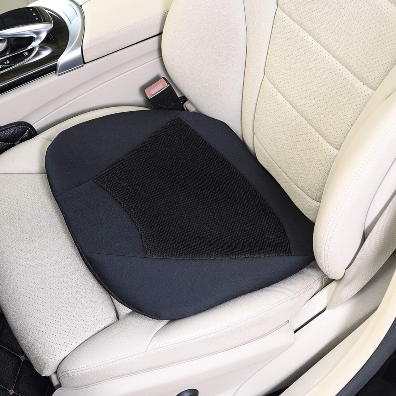 Gel car seat pad top