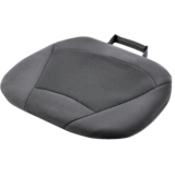 AutoTrends Gel Car Seat Cushion, Black Front_Angled_Left