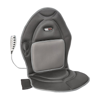 ObusForme© Personalized Comfort Massage Full Back & Seat Heated Cushion with Lumbar Support Front_Angled_Right